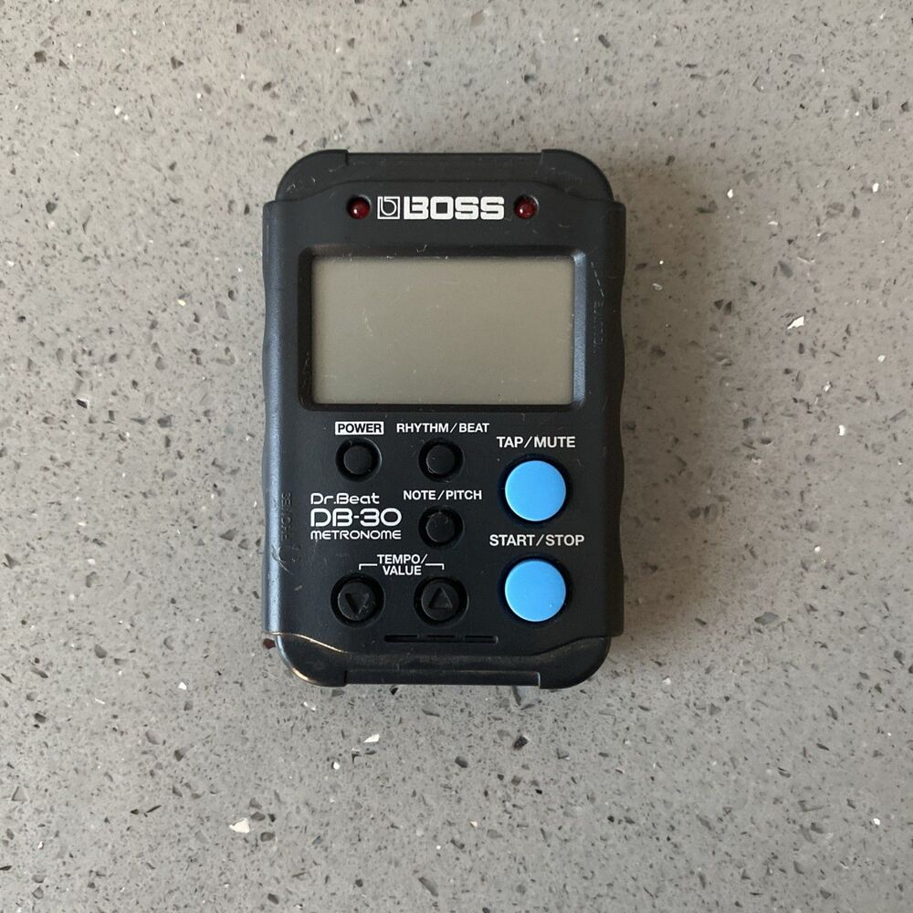 BOSS Dr. Beat DB-30 Pocket-Size Metronome w/ Rhythm Patterns - Black